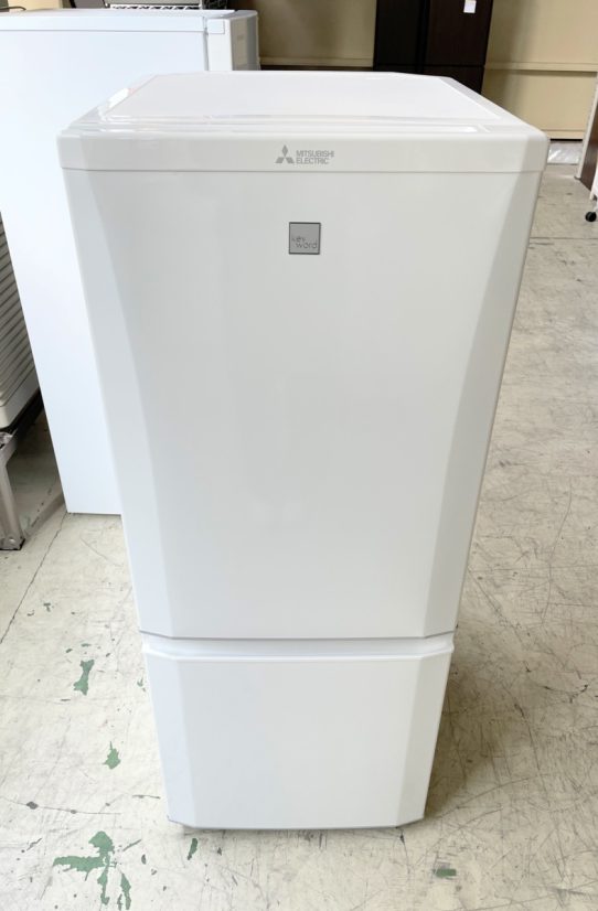 MITSUBISHI ELECTRIC 冷凍冷蔵庫 MR-P15EF-KW 146L 2021年製 J03129 